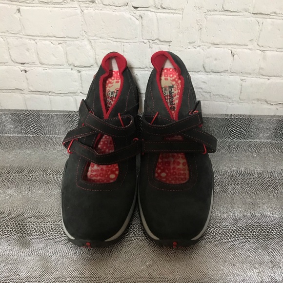 Women’s red and black Timberland smart comfort system 8M - Picture 9 of 10